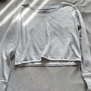 Aerie Light Gray Women's Crop Top